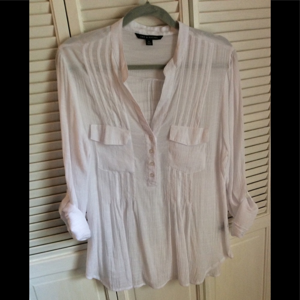 Zac & Rachel white tunic top